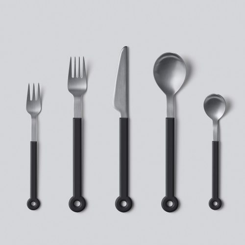 mono-ring-flatware-5-piece-set-black-2