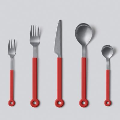 mono-ring-flatware-5-piece-set-red-2