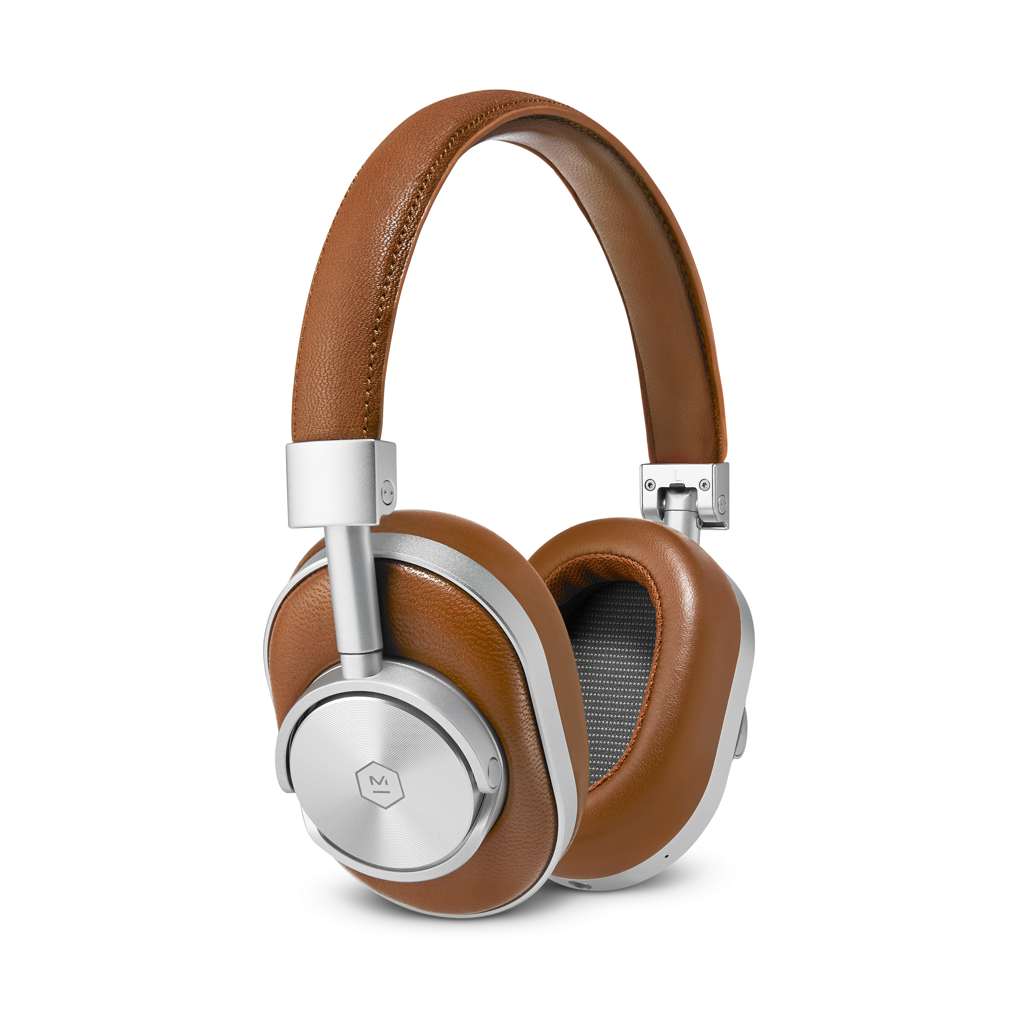 Over-Ear Headphones, Brown/Silver 