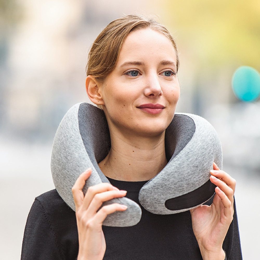 Ostrichpillow Go, Travel Pillow Midnight Grey - Gessato Design Store