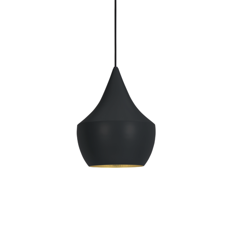 Beat Fat Pendant, Black