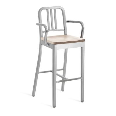 1104-navy-barstool-with-arms-and-natural-wood-seat-brushed-ash
