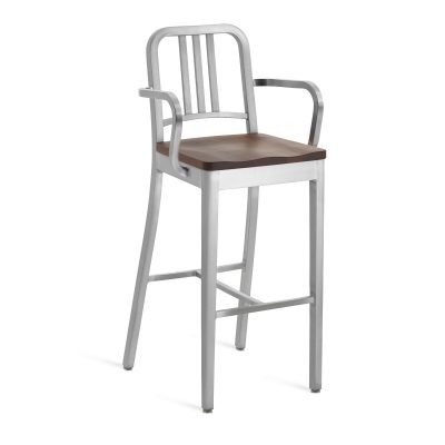 1104-navy-barstool-with-arms-and-natural-wood-seat-brushed-walnut