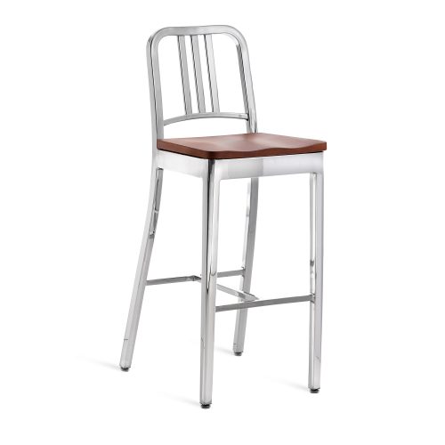 1104-navy-barstool-with-natural-wood-seat-polished-cherry