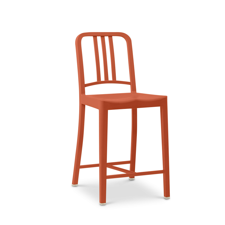 111 Navy Counter Stool, Persimmon
