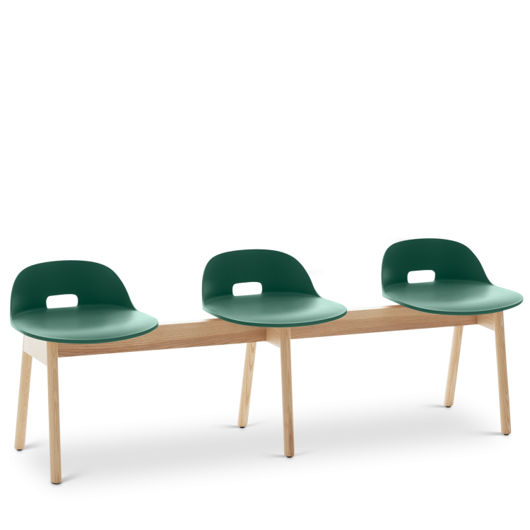 Alfi 3-Seat Bench, Low Back