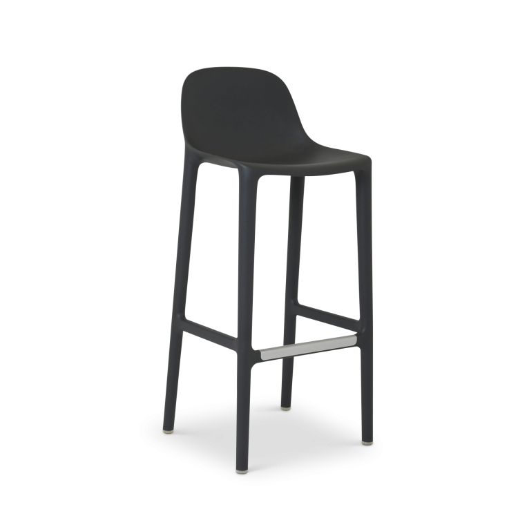 Broom Barstool, Dark Grey