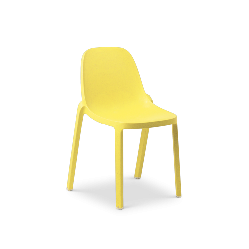 Broom Stacking Chair, Yellow