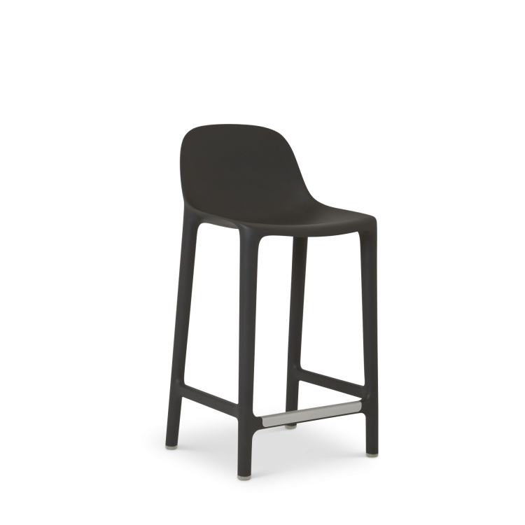 Broom Counter Stool, Dark Grey