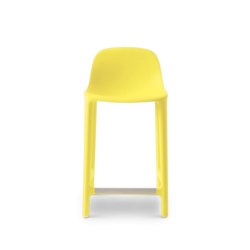 Broom Counter Stool, Yellow