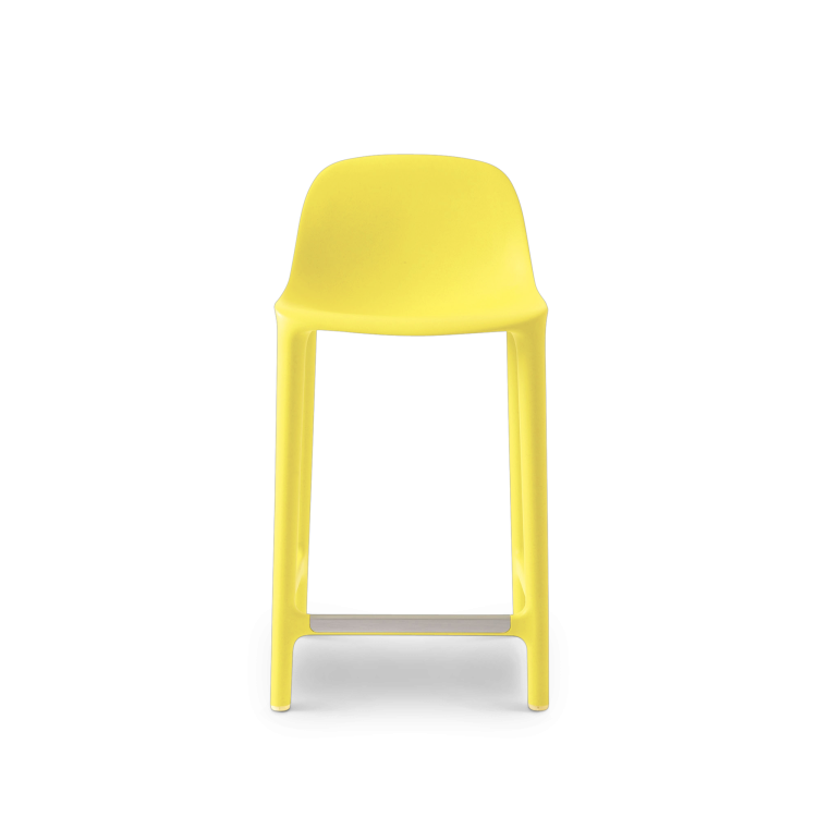 Broom Counter Stool, Yellow