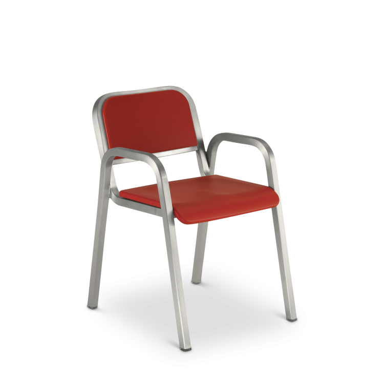 Nine-0 Armchair, Red