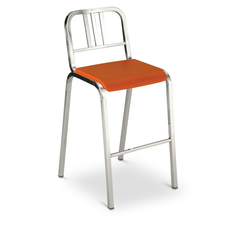 Nine-0 Barstool, Orange