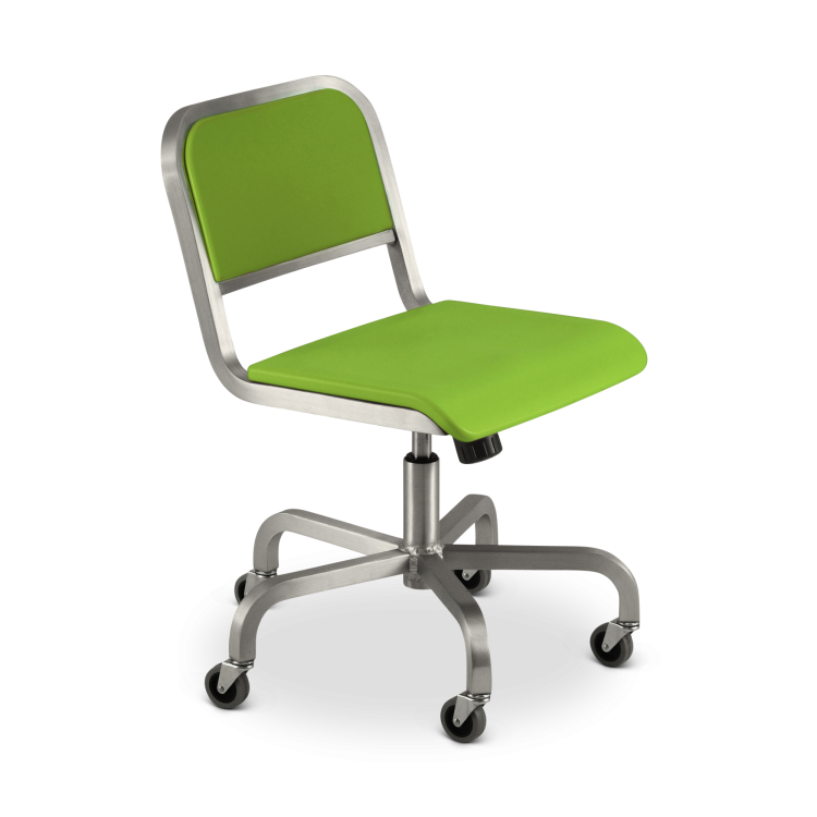 Nine-0 Swivel Chair, Green