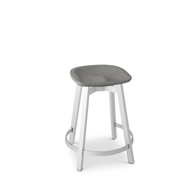 Su Counter Stool, Eco-Concrete Seat