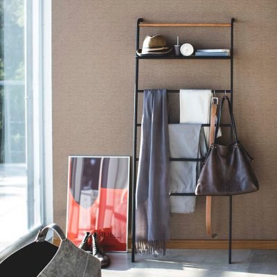 tower-leaning-ladder-with-shelf-black-5