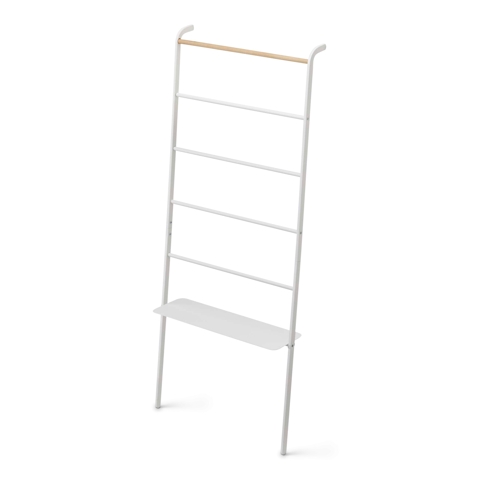 tower-leaning-ladder-with-shelf-white-1