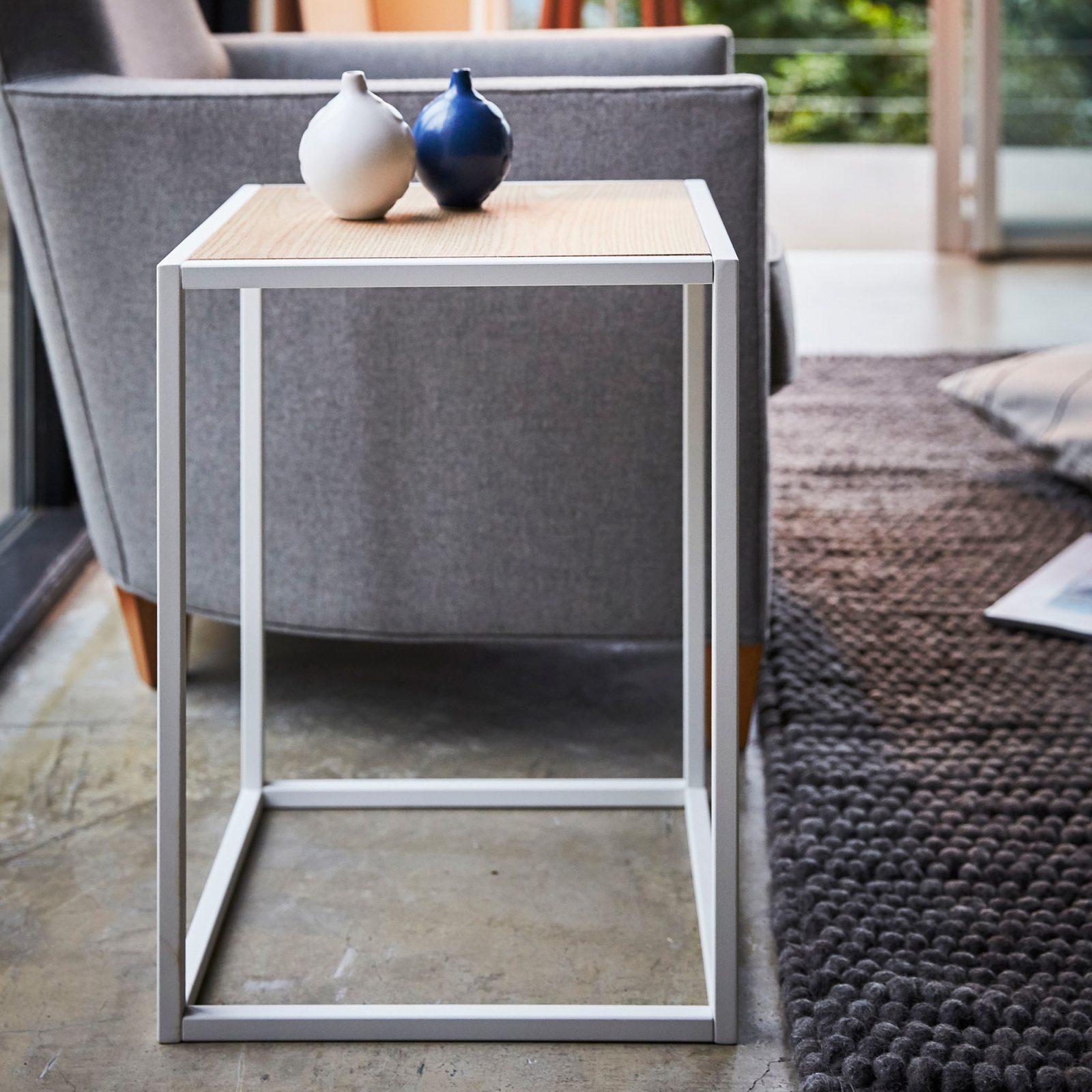 Tower Square Coffee Table White Gessato Design Store