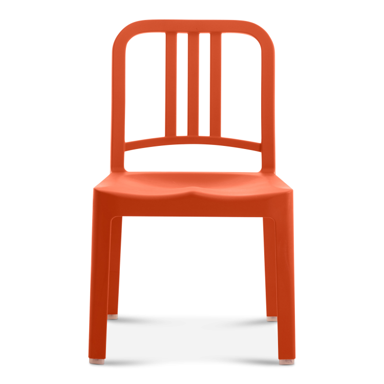111 Navy Mini Chair, Persimmon