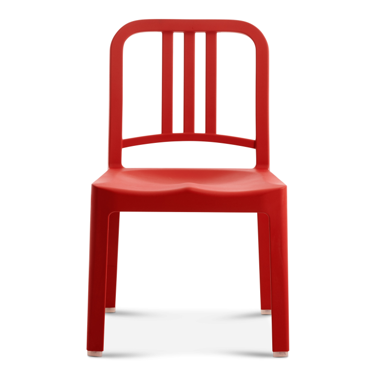 111 Navy Mini Chair, Red