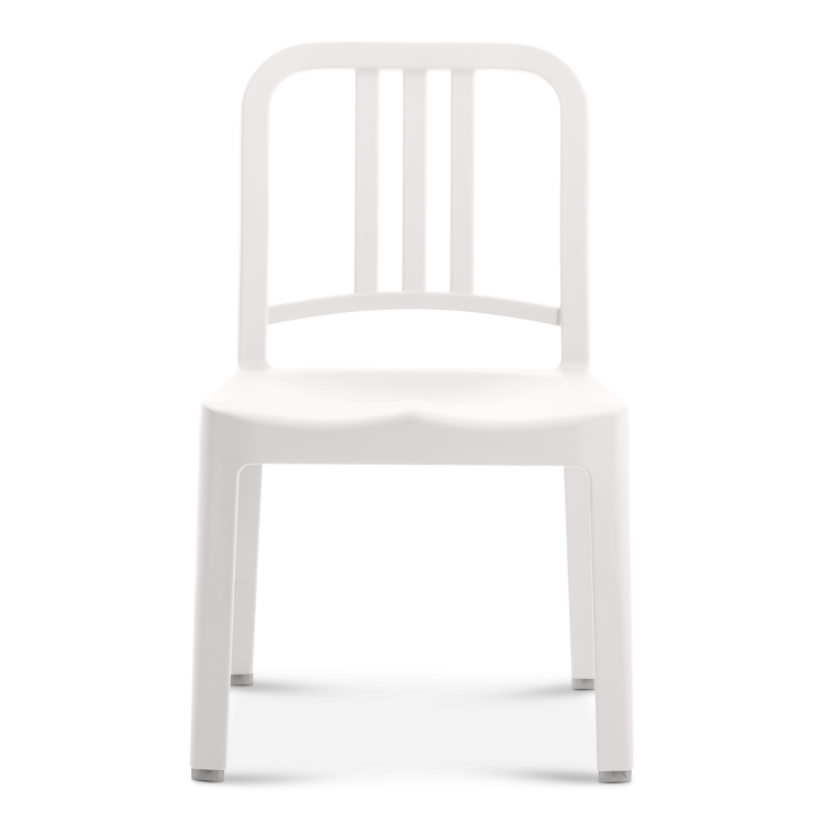111 Navy Mini Chair, Snow