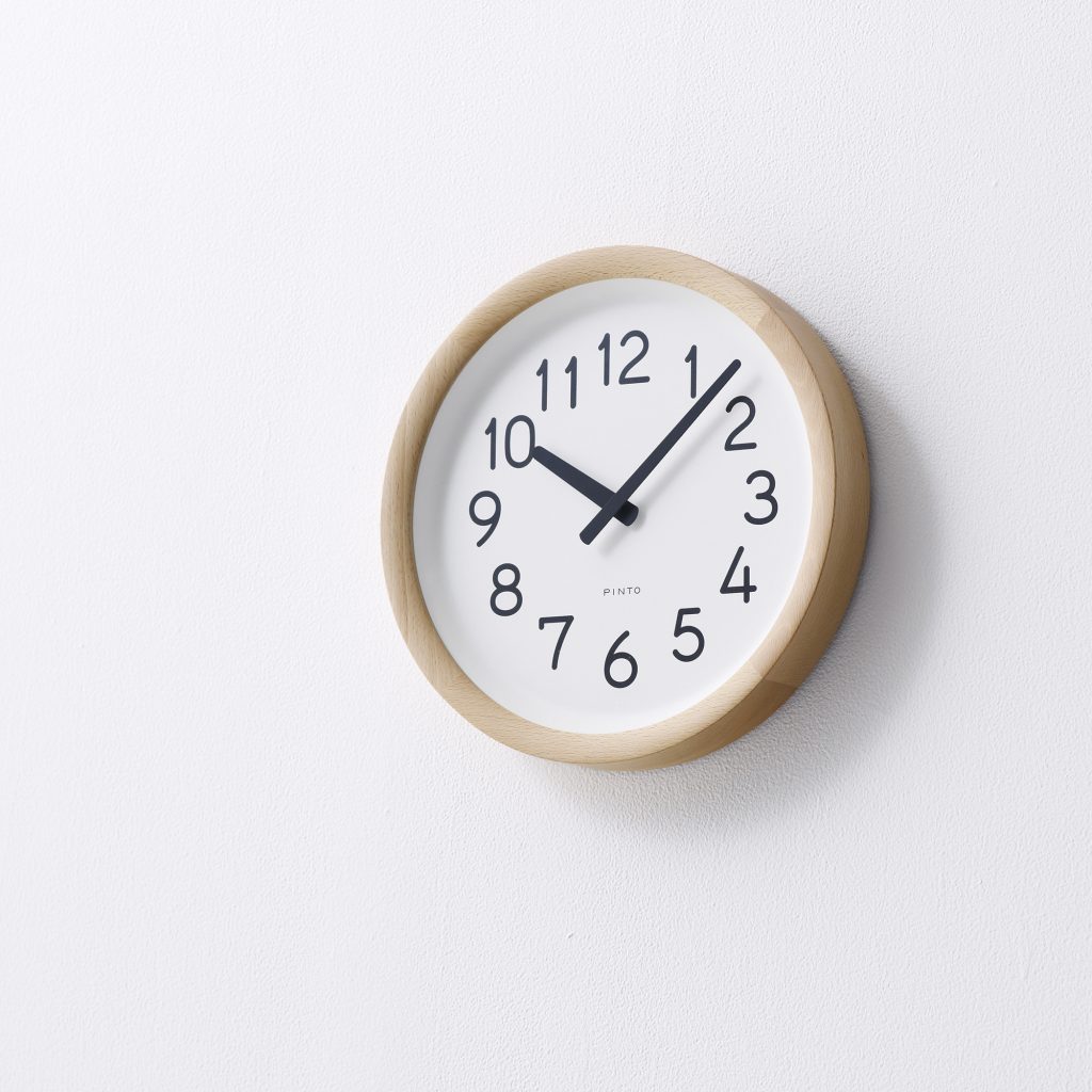 Day To Day Clock, Natural - Gessato Design Store