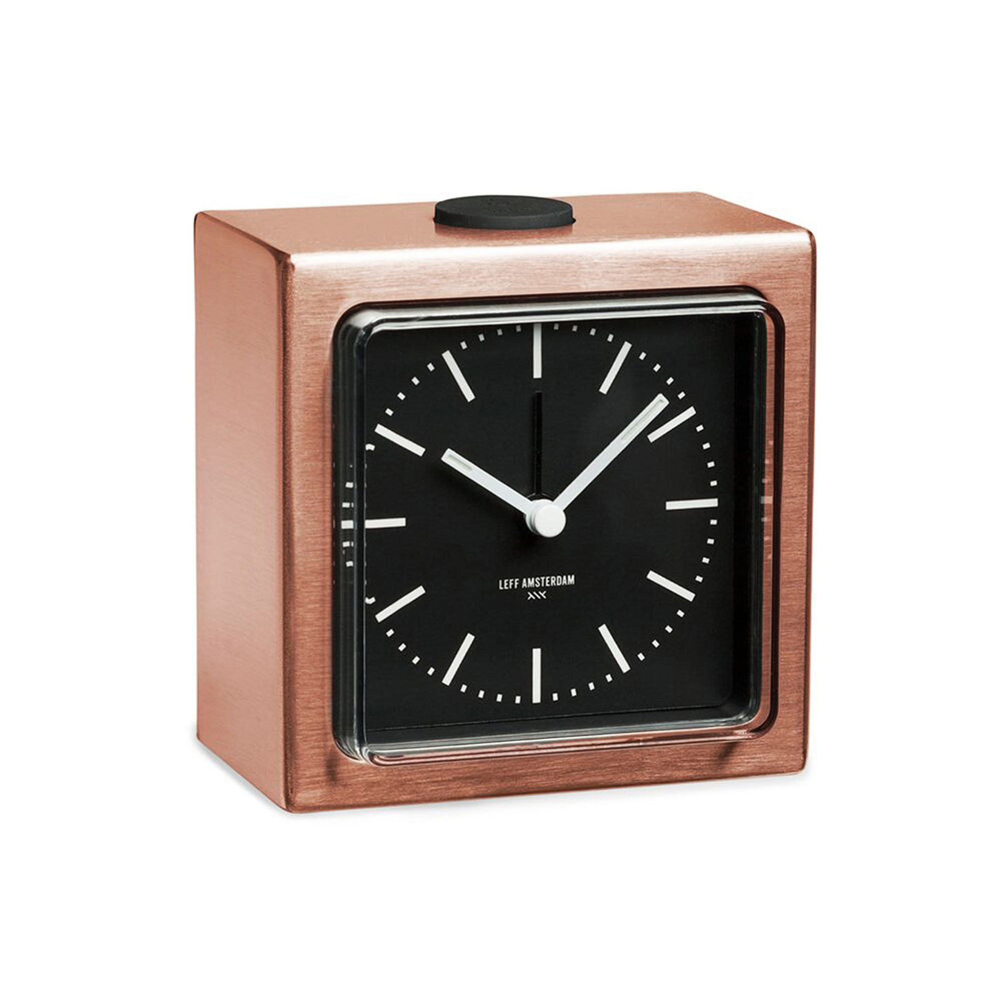 LEFF amsterdam(レフ アムステルダム) ブロック アラームクロック Leff Amsterdam - LEFF Amsterdam Block Alarm Clock, Black | Gessato