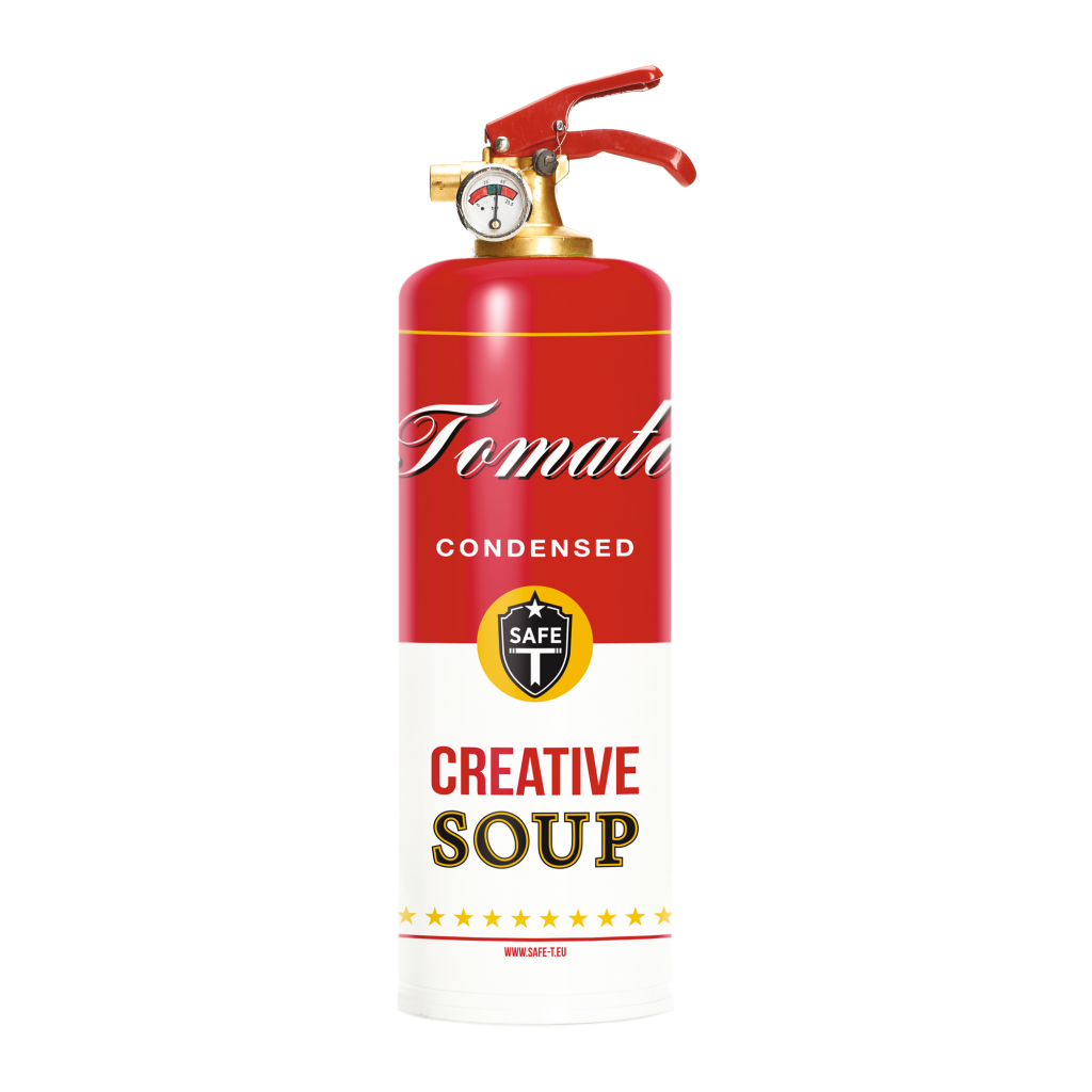 Design Fire Extinguisher, Brass - Gessato Design Store