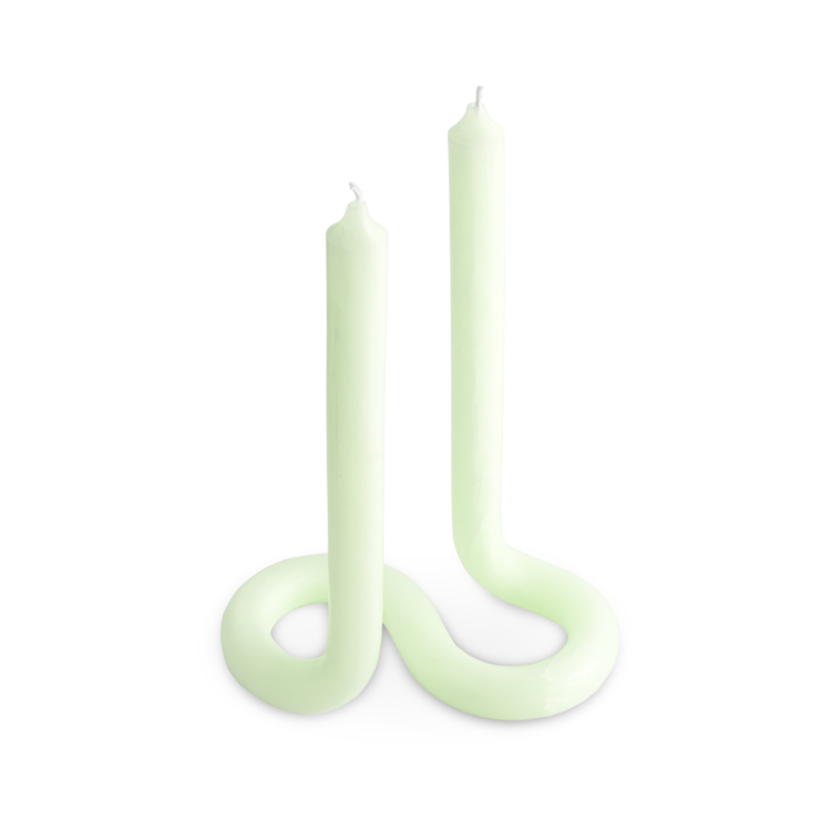 Twist Candle, Mint