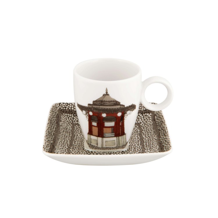 Alma De Lisboa Coffee Cup and Saucer Quiosque