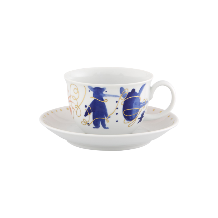Folkifunki Tea Cup and Saucer