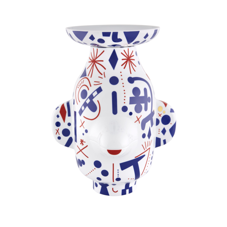 Folkifunki Vase Grimace whit Lid
