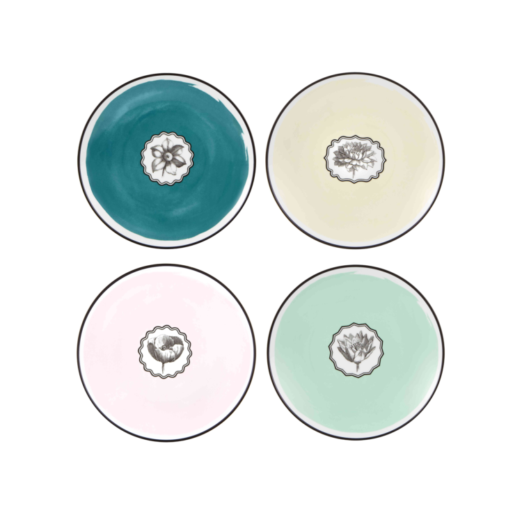 Herbariae Dessert Plate, Set of 4