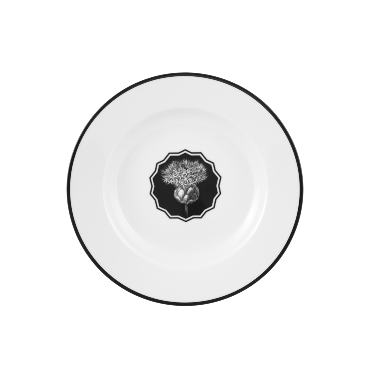 Herbariae Soup Plate White