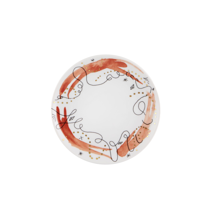 Folkifunki Bread and Butter Plate