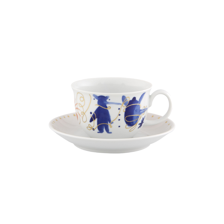 Folkifunki Coffee Cup and Saucer