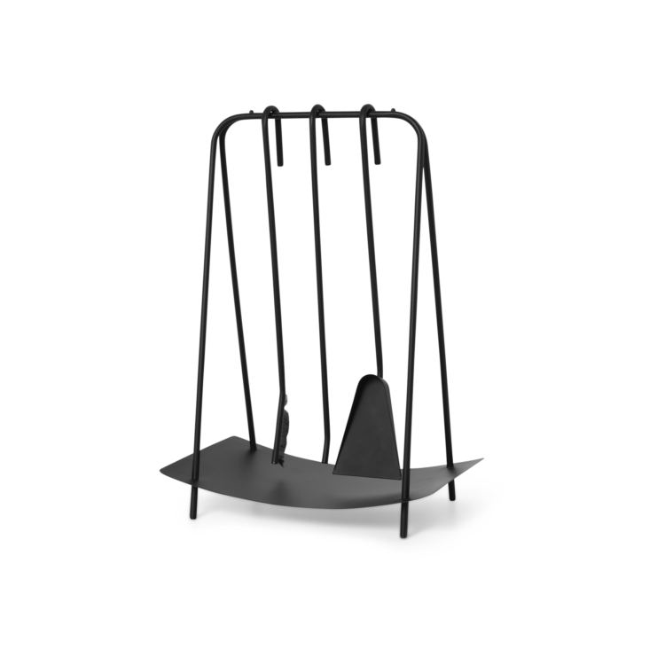 Port Fireplace Tools Black