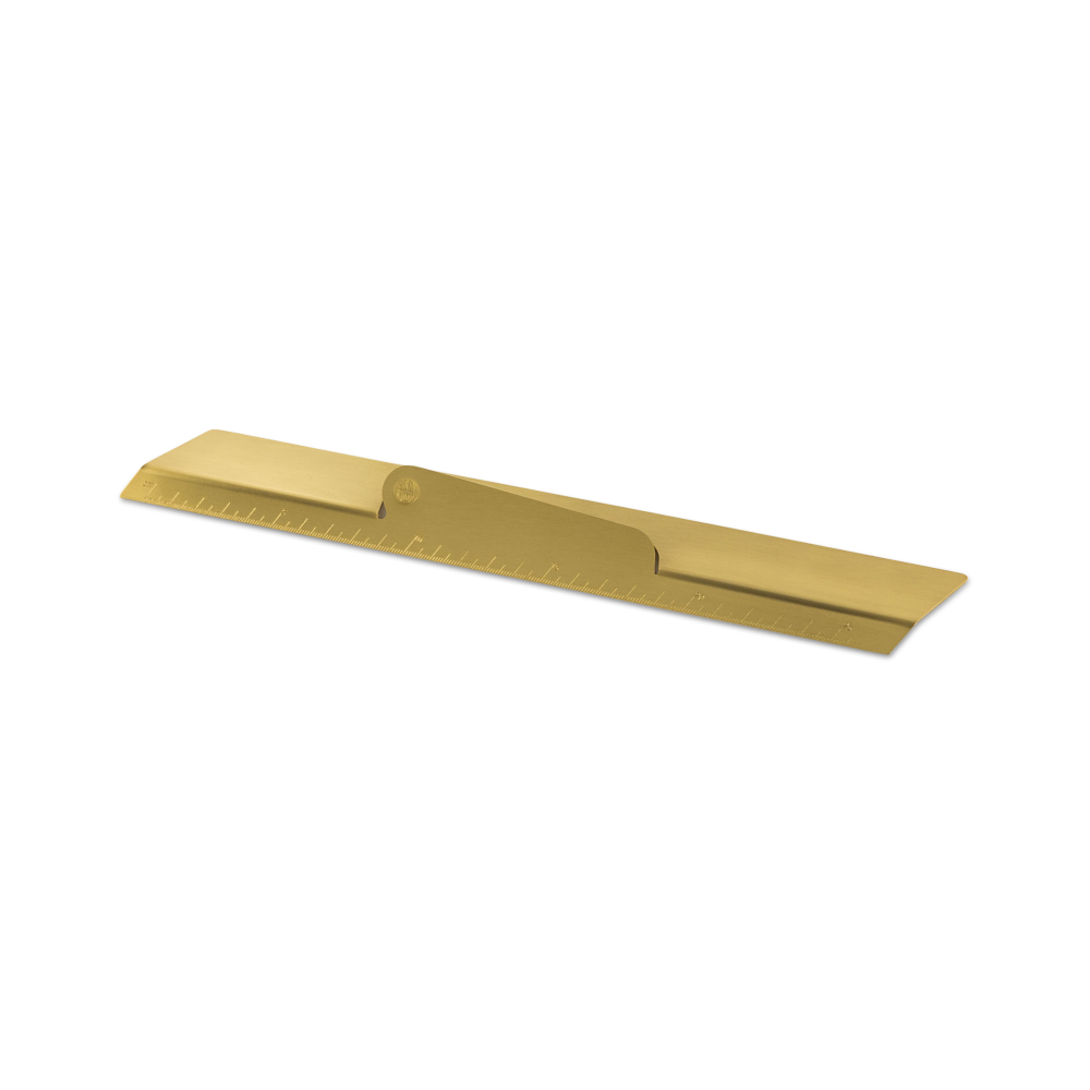 Fold Line, Brass Desk Ruler - Gessato Design Store