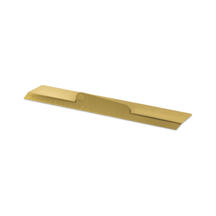 Fold Line, Brass Desk Ruler - Gessato Design Store