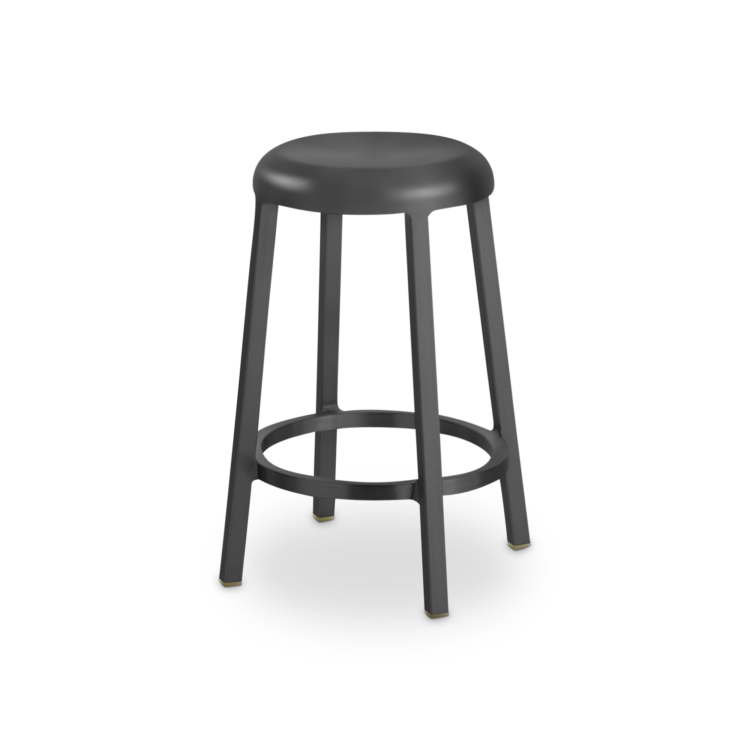 Za Counter Stool Dark Grey
