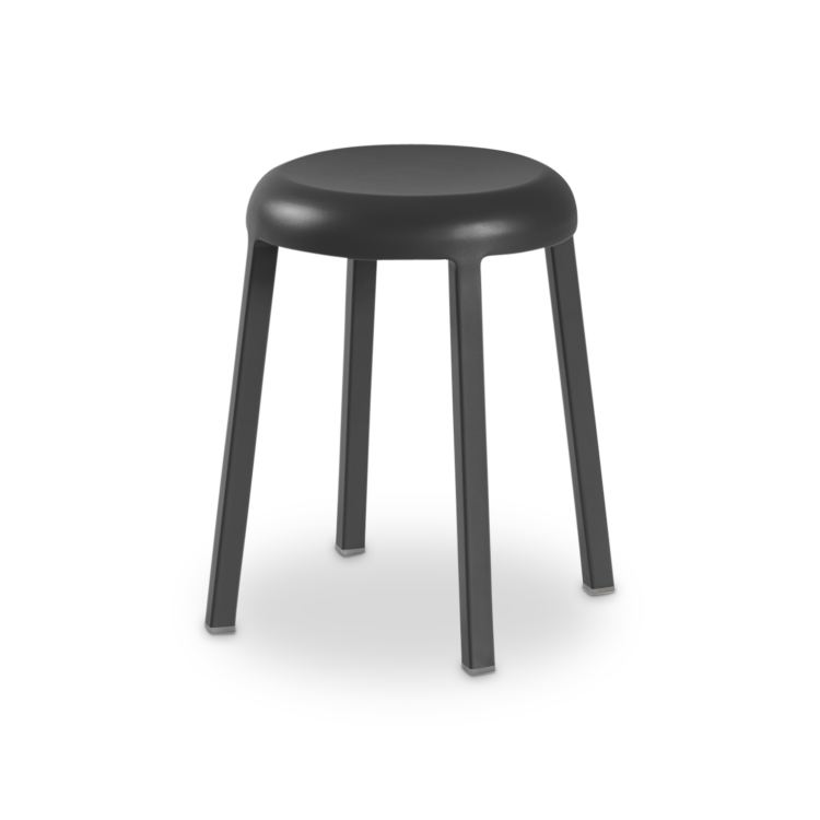 Za Small Stool Dark Grey