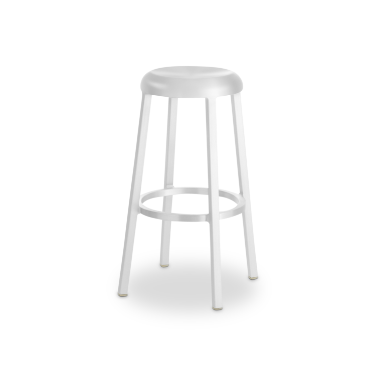 Za Barstool White Grey