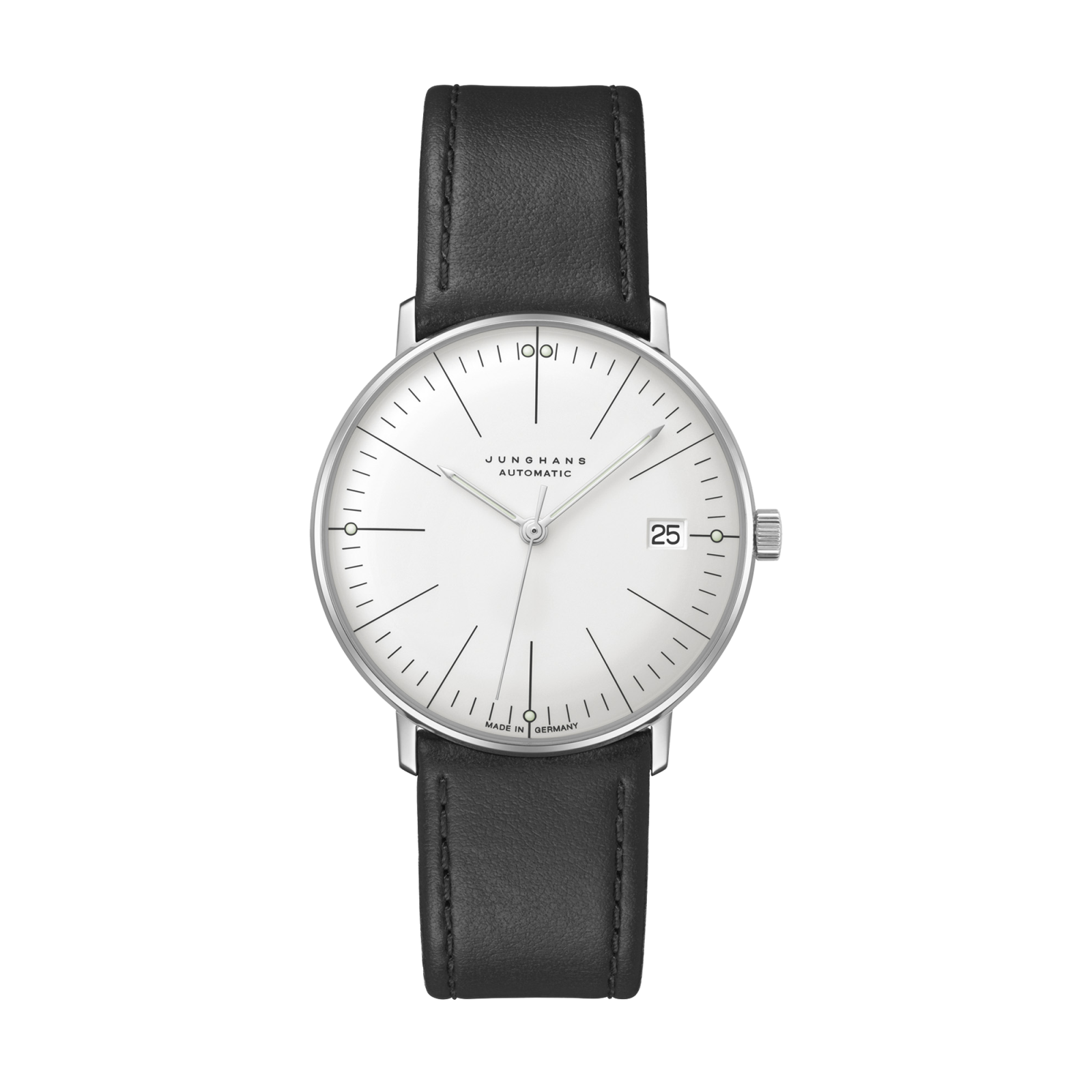 Junghans Max Bill Kleine Automatic Watch 34 mm Silver 027