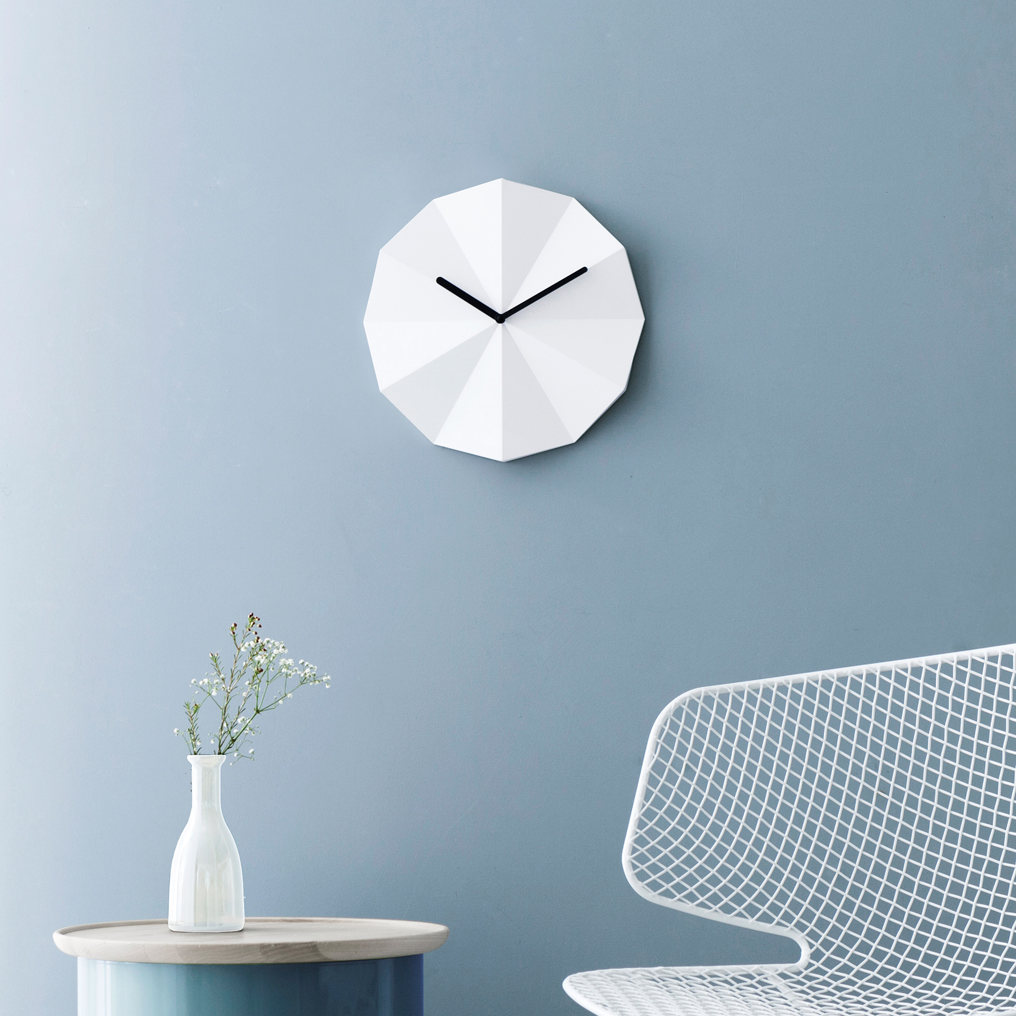 Lawa Design - Delta Clock White | Gessato Design Store