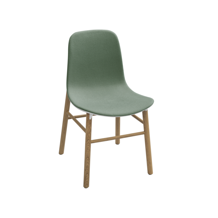 Sharky Chair, Wooden Base