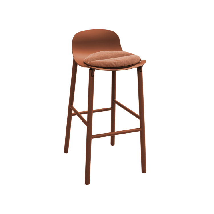 Sharky Outdoor Counter Stool, Low Back