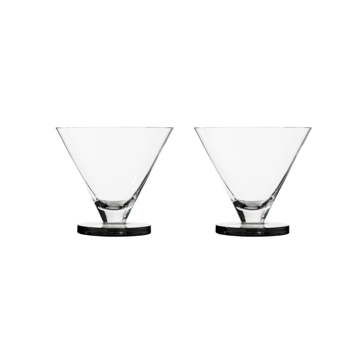 Puck Cocktail Glasses, Set of 2