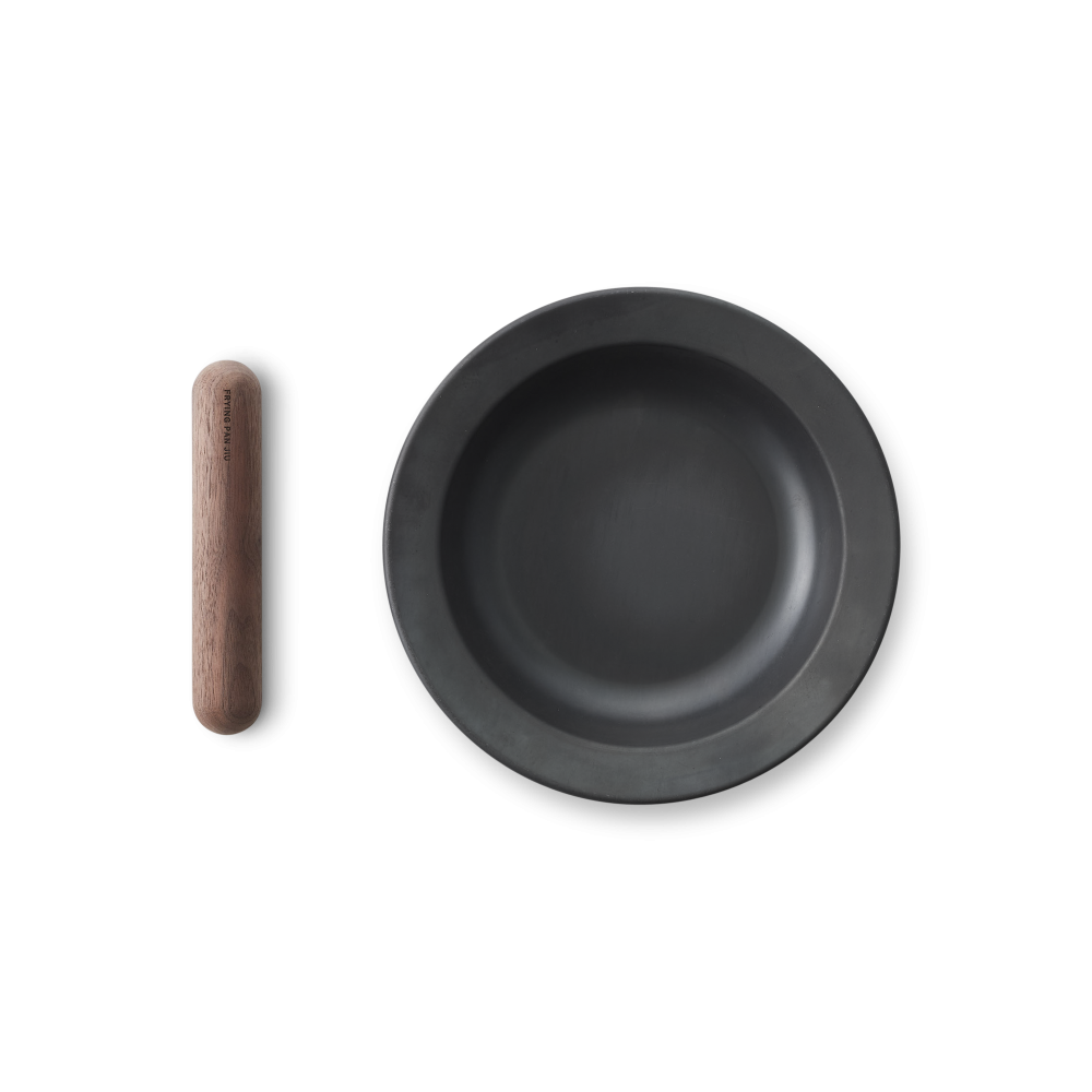 Fujita Kinzoku Handle For Frying Pan Jiu Beech Walnut Solid Natural Wood From Yamagata Jiu10 Iron Pan Plate Made In Japan