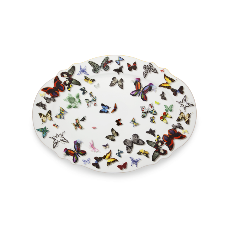 Butterfly Parade Large Oval Platter