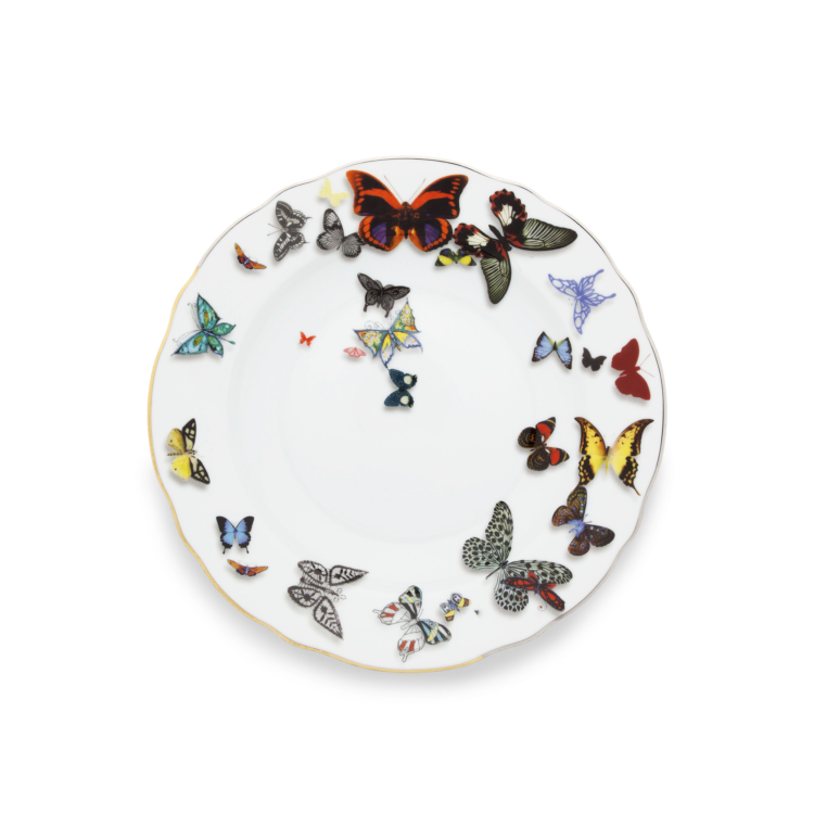Butterfly Parade Soup Plate